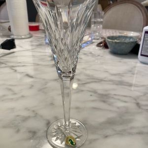 Waterford champagne flutes goblets